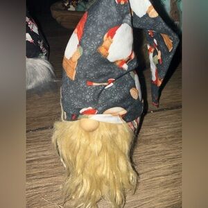 Handmade Bean‎ Bag Gnome Plush with Gnome Accents